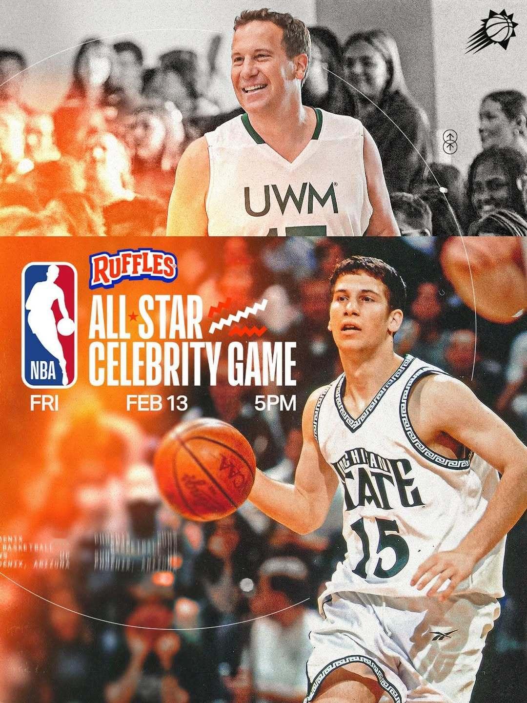 NBA全明星名人赛今早打响，记得给老板喊加油  📣菲尼克斯太阳 ｜旭日东升