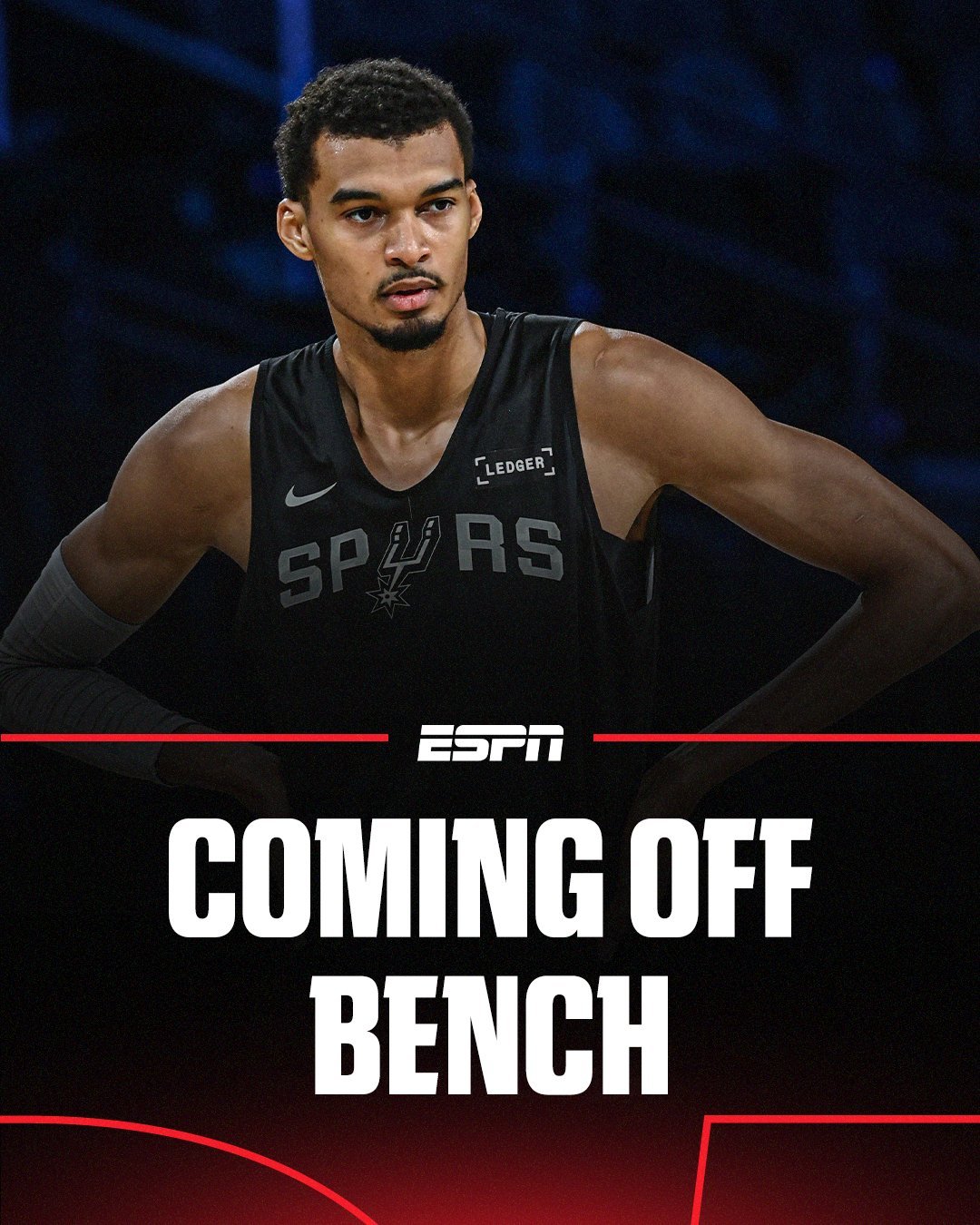 看样子文班亚马今天出场时间严格受限，我估计就20分钟吧那马刺可能希望不大…nba