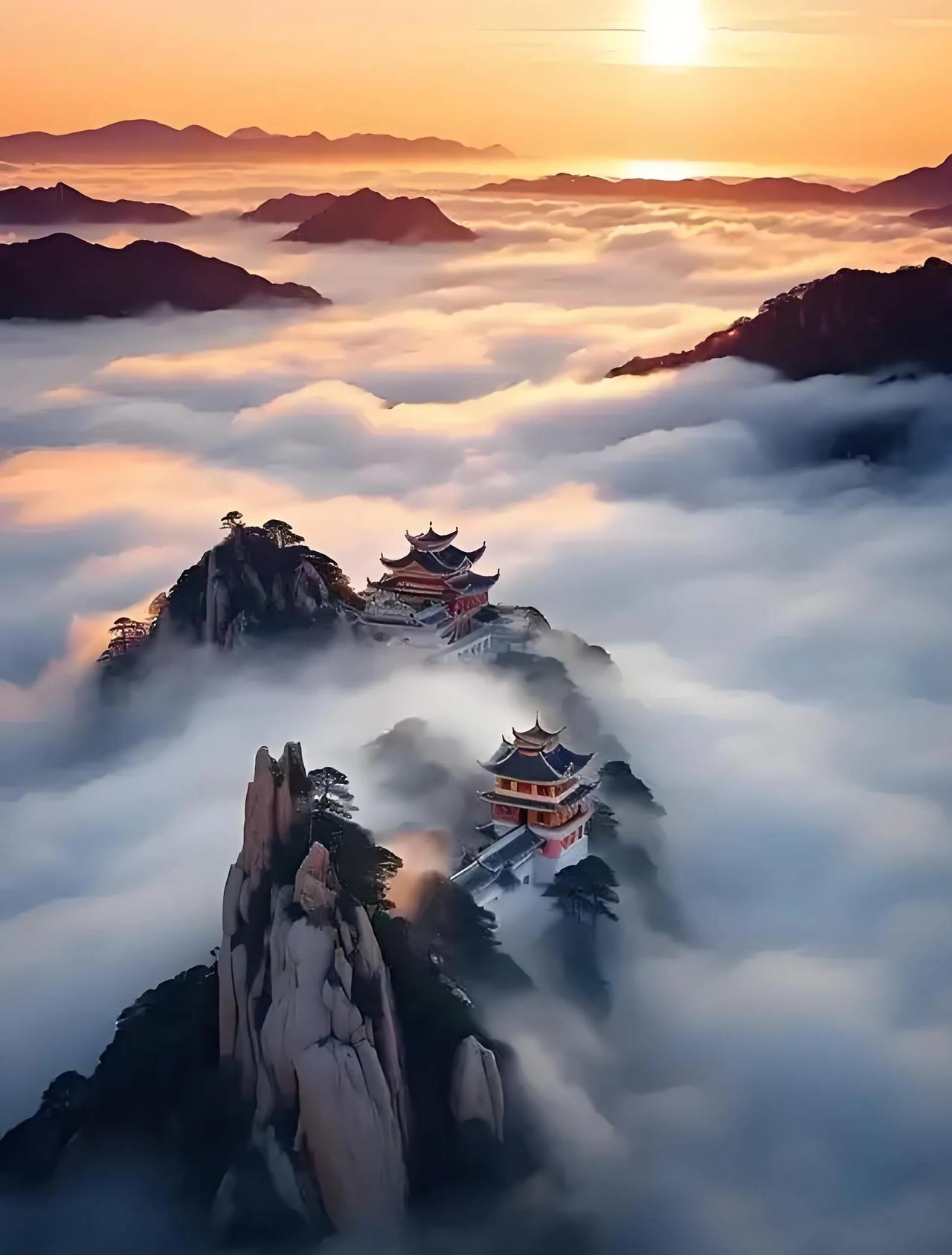 【提问：请您（DeepSeek）从禅意、诗意、哲理、意境；并按“观音山上观山水”
