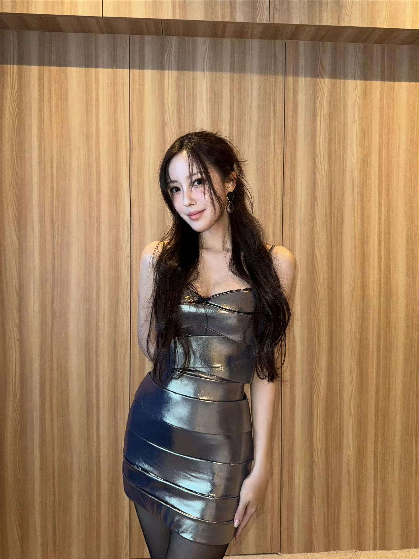 朴孝敏 x 黑丝穿搭·性感尤物