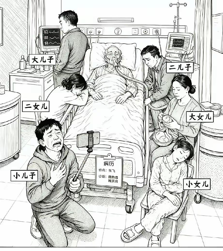 找出最有钱的一个儿女。