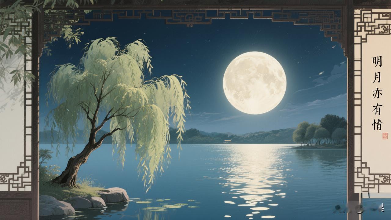 下联：明月亦有情

赏析：这幅下联“明月亦有情”与上联“清风本无意”形成巧妙呼应