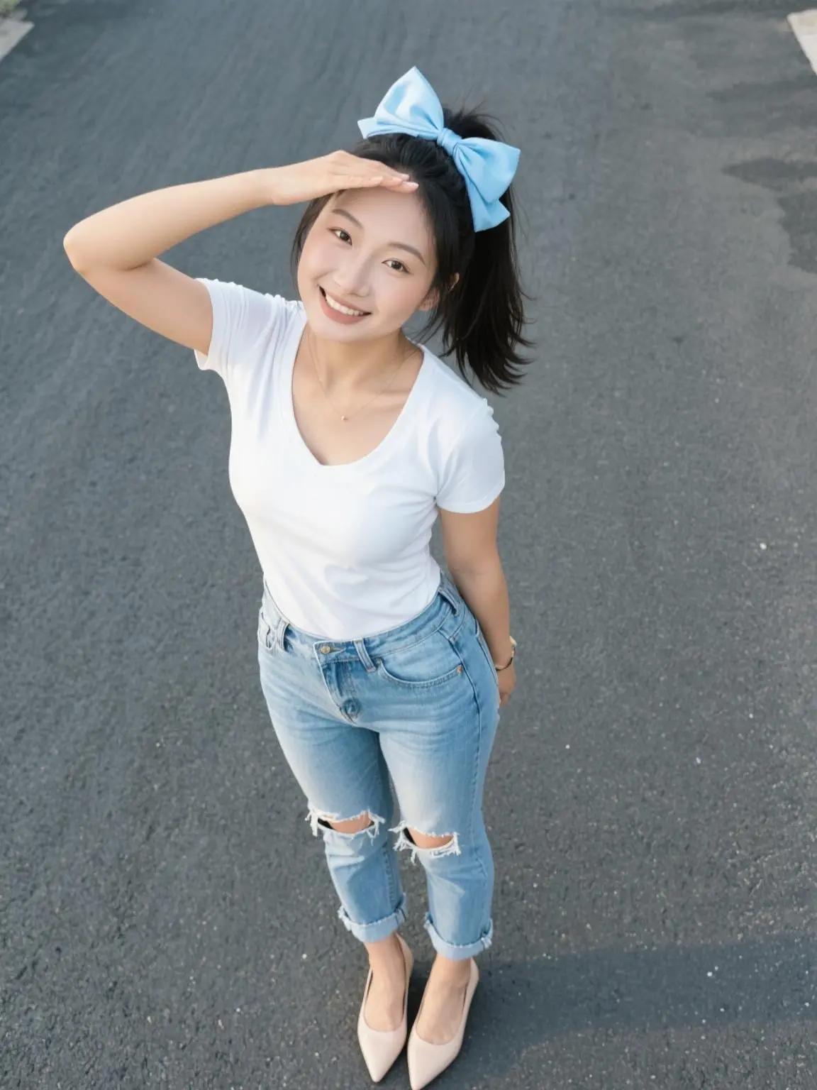 AI清新少女写真 随变ai随便玩