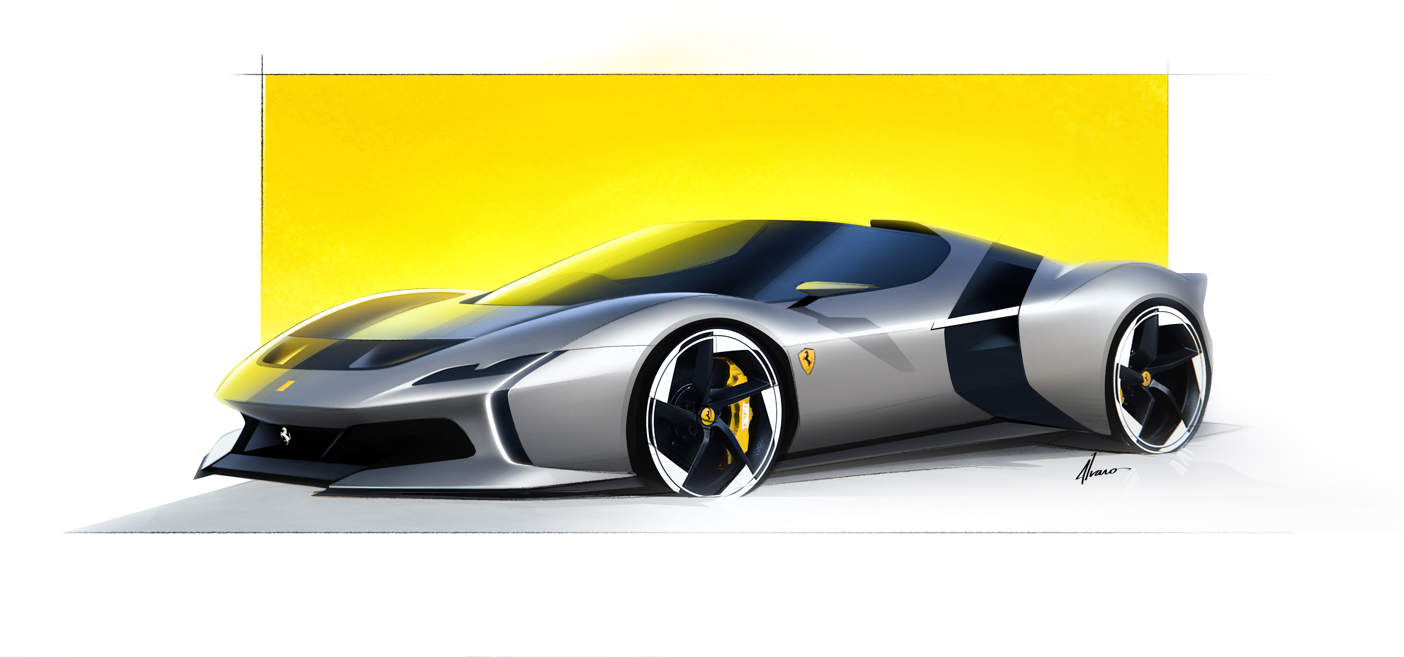 Ferrari HC25 设计稿法拉利