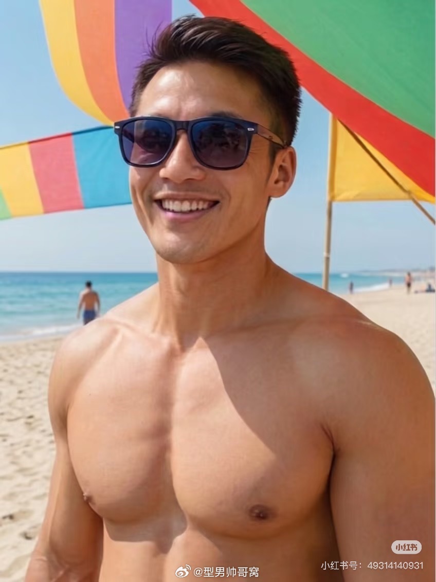 型男帅哥窝[超话]  肌肉型男，胸肌饱满，巧克力腹肌超棒……[good][给力]