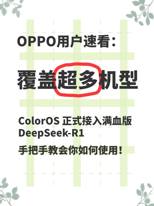 OPPO用户速看❤手把手解锁deepseek正确方式