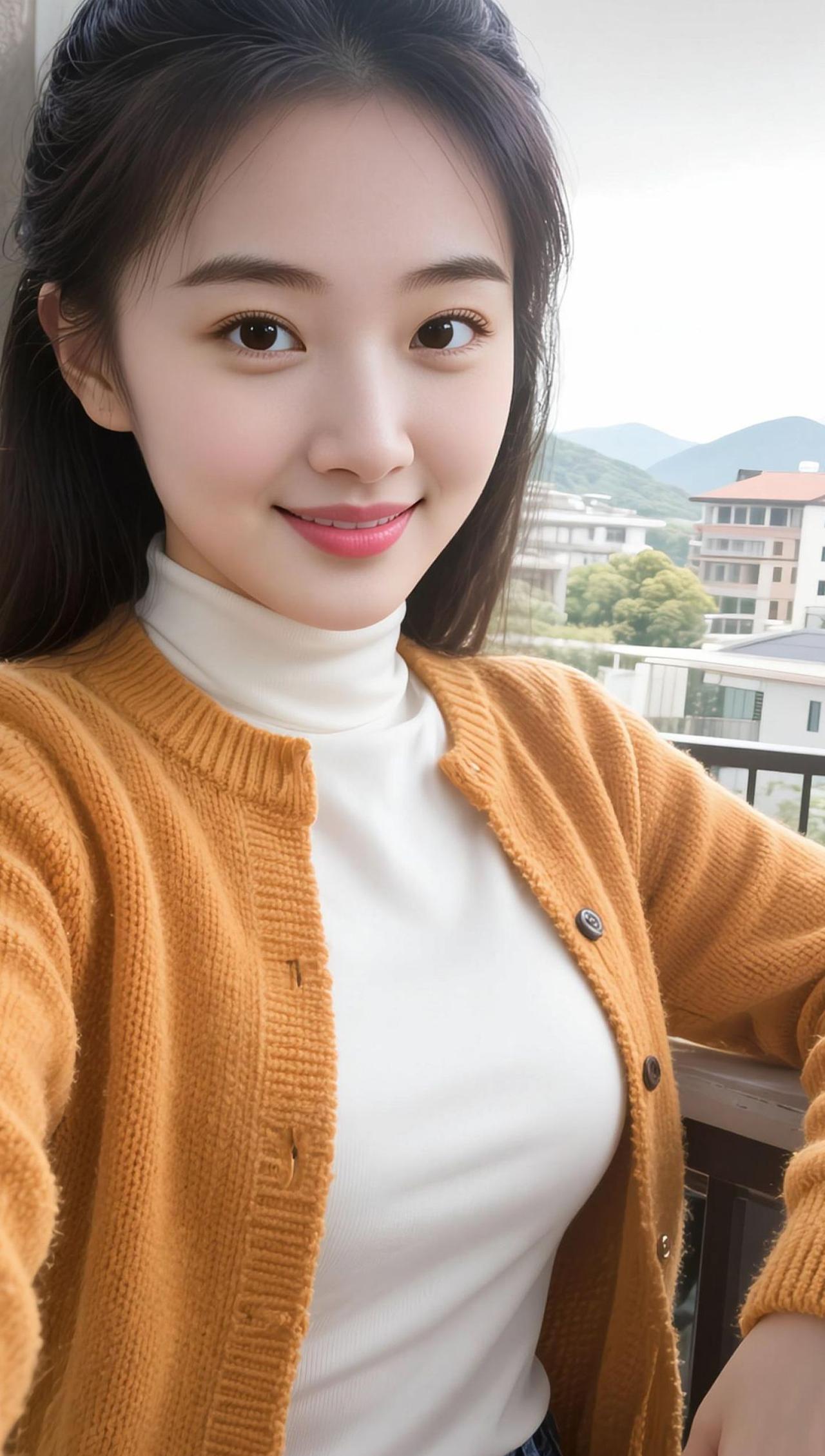 AI阳台性感自拍抖音ai创作 街拍穿搭 城市建设