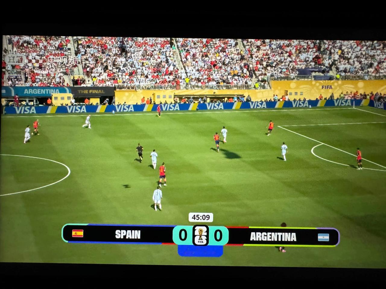 半场结束0-0！阿根廷聪明！尽管控球率只有35%！事实上阿根廷就是在等待机会，搏