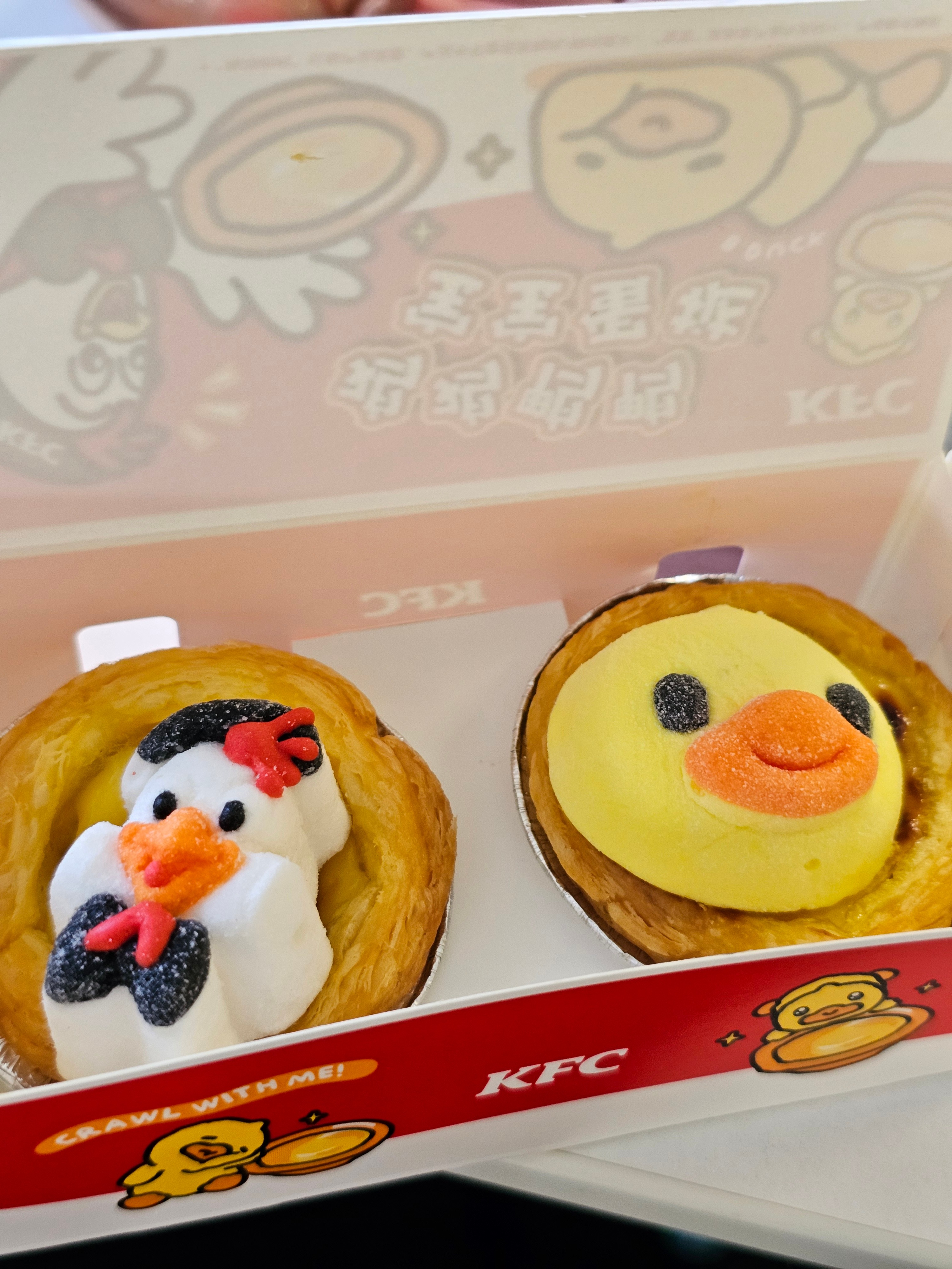 今天吃了肯老头鸡鸭鸡鸭宝宝蛋挞哈哈哈哈哈 
