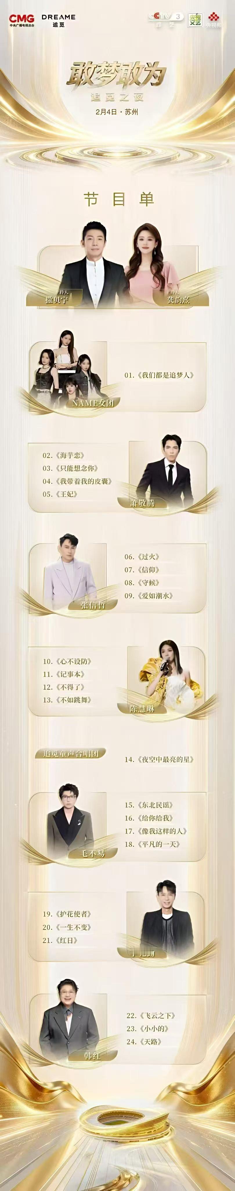 到苏州了，今晚主线任务，「敢梦敢为·追觅之夜」演唱会，目标和歌星合影。今晚主角：