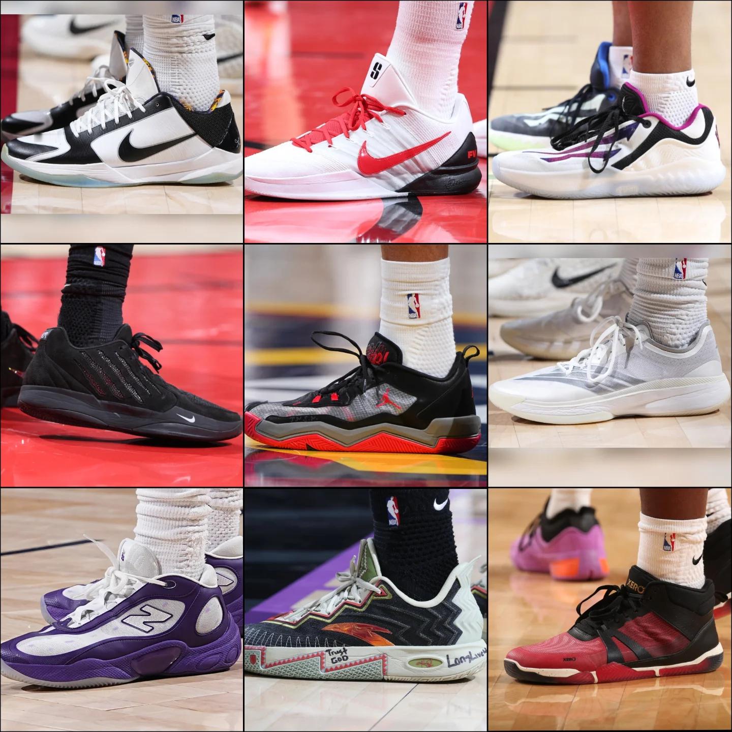 NBA球员的一些上脚球鞋分享，哪双最帅？ 