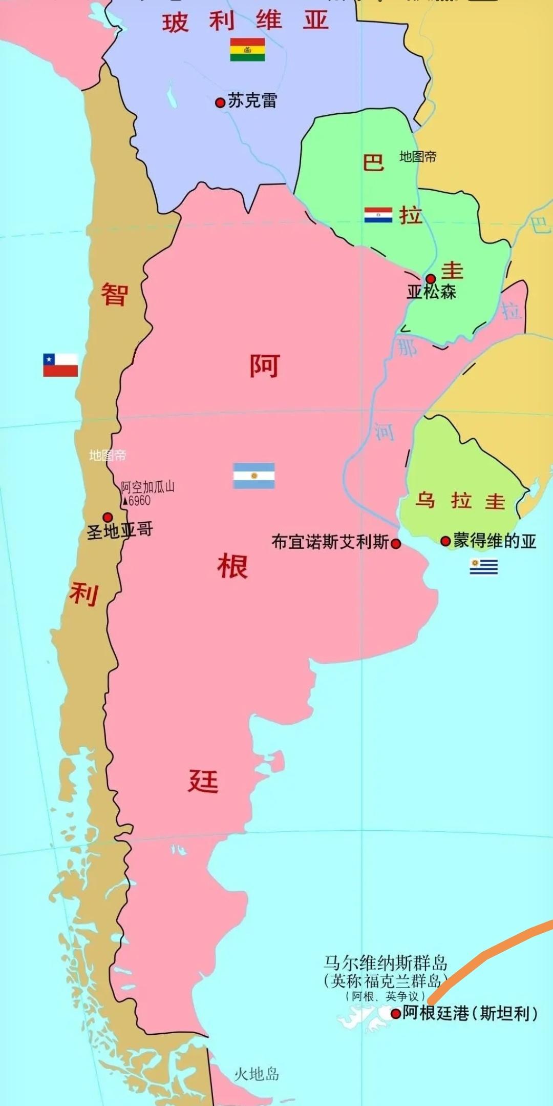 很多人误以为阿根廷主体是西班牙后裔，其实恰恰相反。阿根廷虽然通行西班牙语，但全国