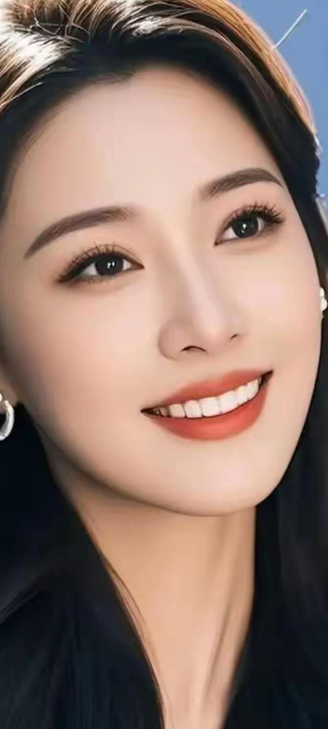 甜美笑容，温柔眼眸，元气满满的一天！🌞✨