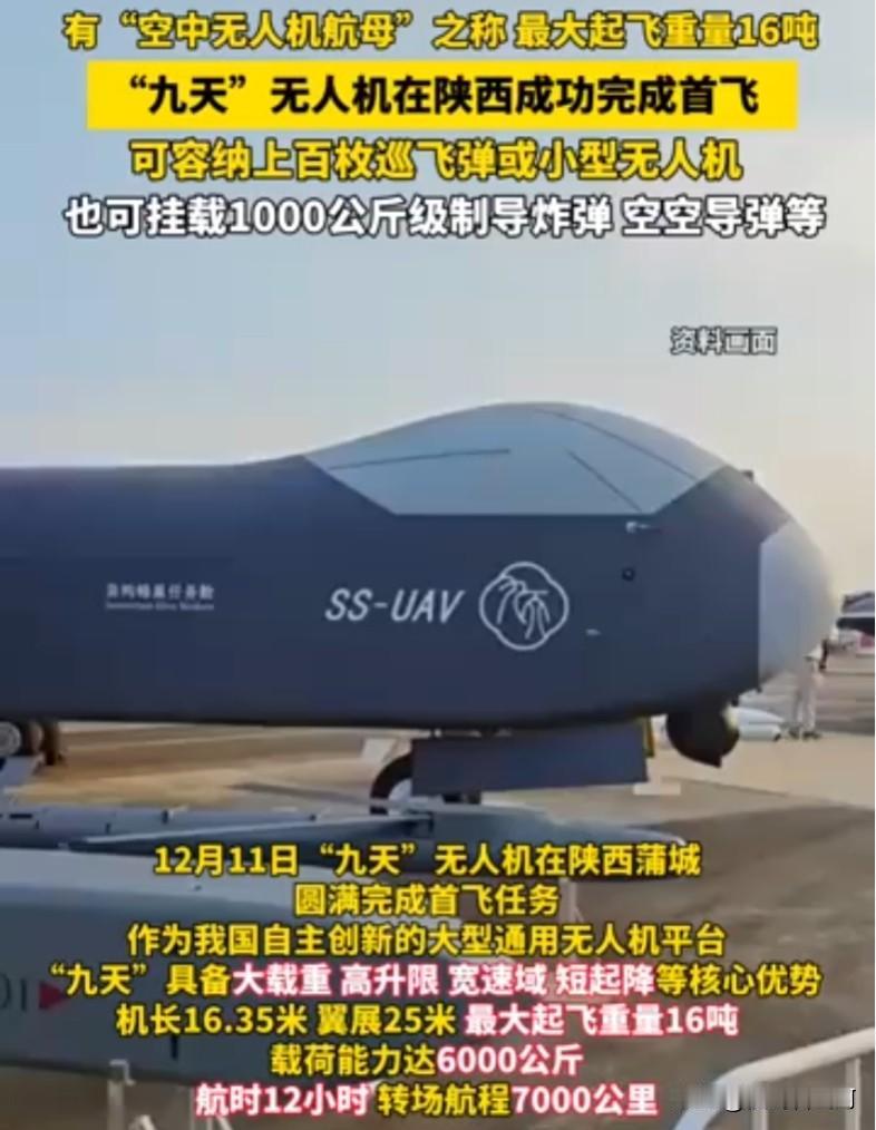 个头比想象中的大！
 
 载重6吨，可以携带7058个CH-817，不过九天只有