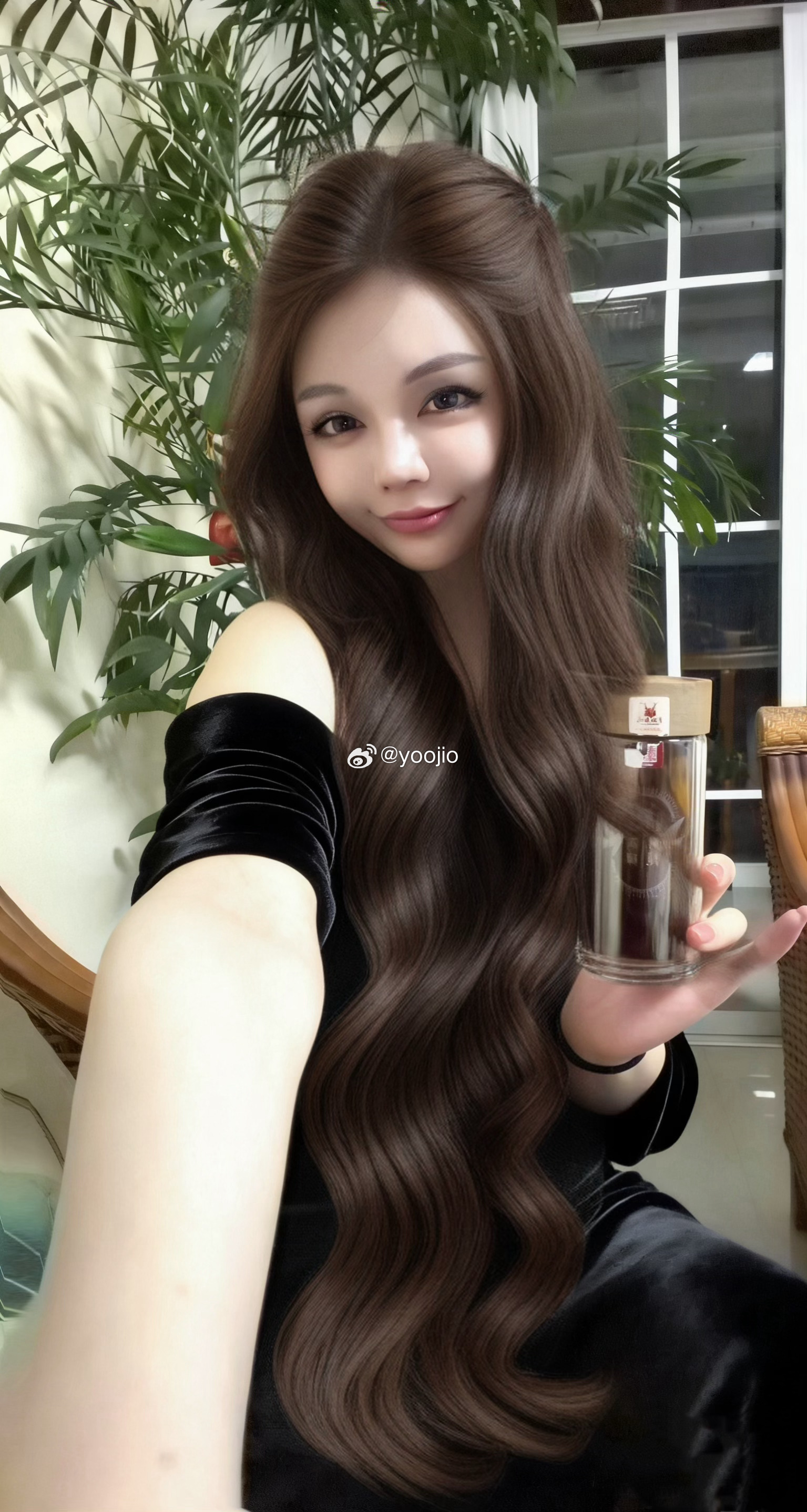 真的会用Ai美图上瘾hhh 好朋友店的太极参枇杷蜜 连喝几天气色都有变好 美的尽