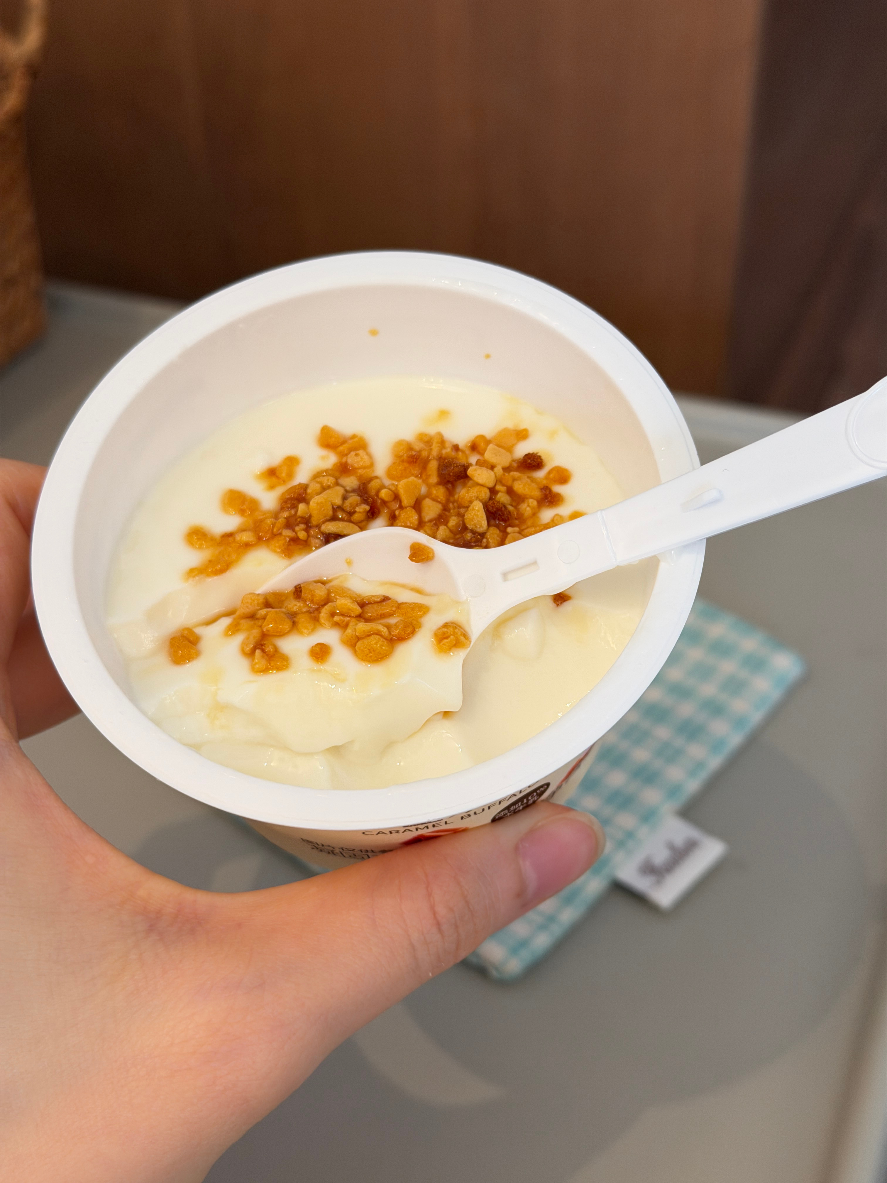 好吃诶 奶味巨浓 上面是焦糖碎 