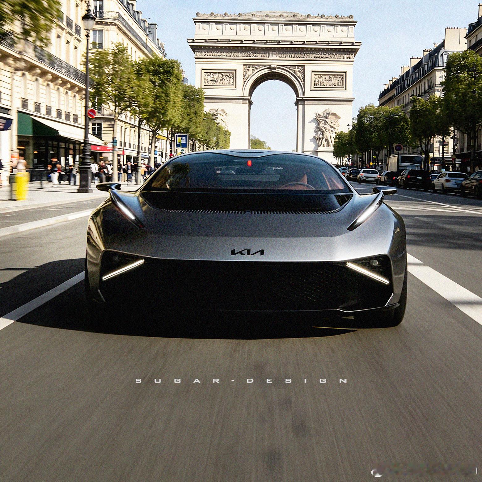 我与汽车的日常新车前沿预览 起亚版的兰博基尼？预测图直接给你们看一下据说这是下一