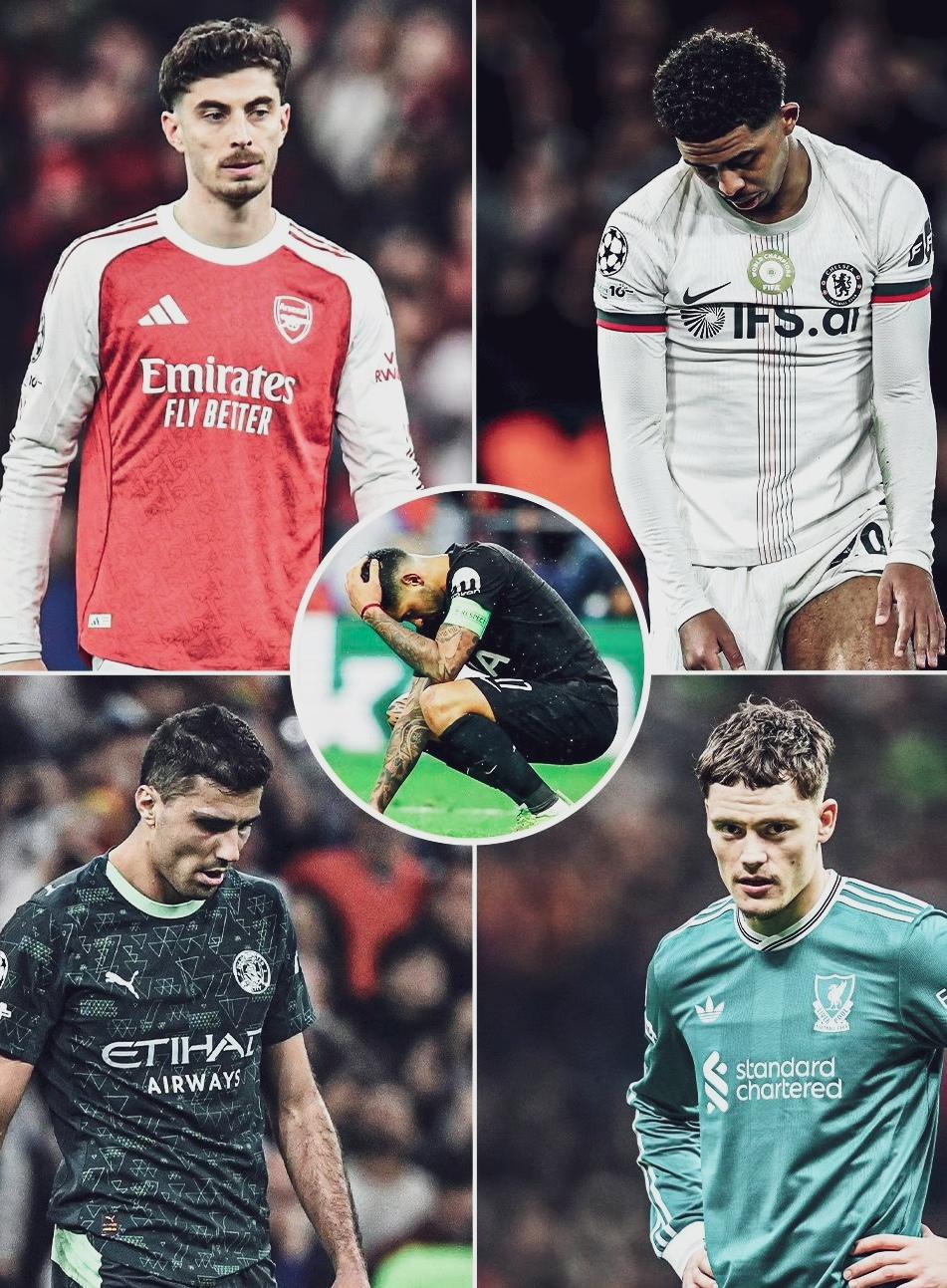 英超这一轮在欧冠淘汰赛，面子丢大了。6支球队，一场没赢。英超内耗肯定是有影响的，