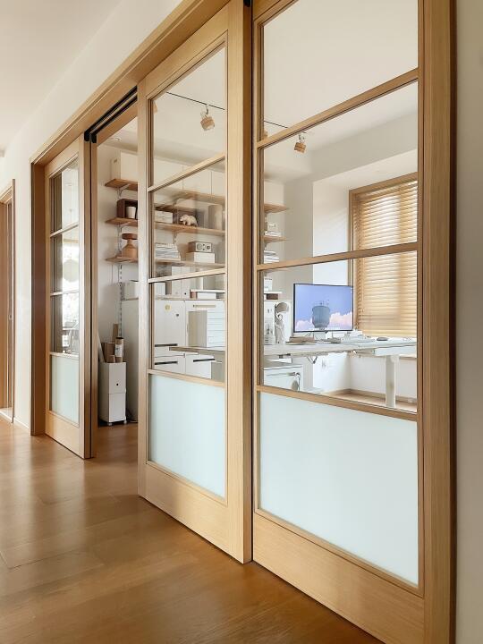 今日书房，是颜值➕效率的自在空间～