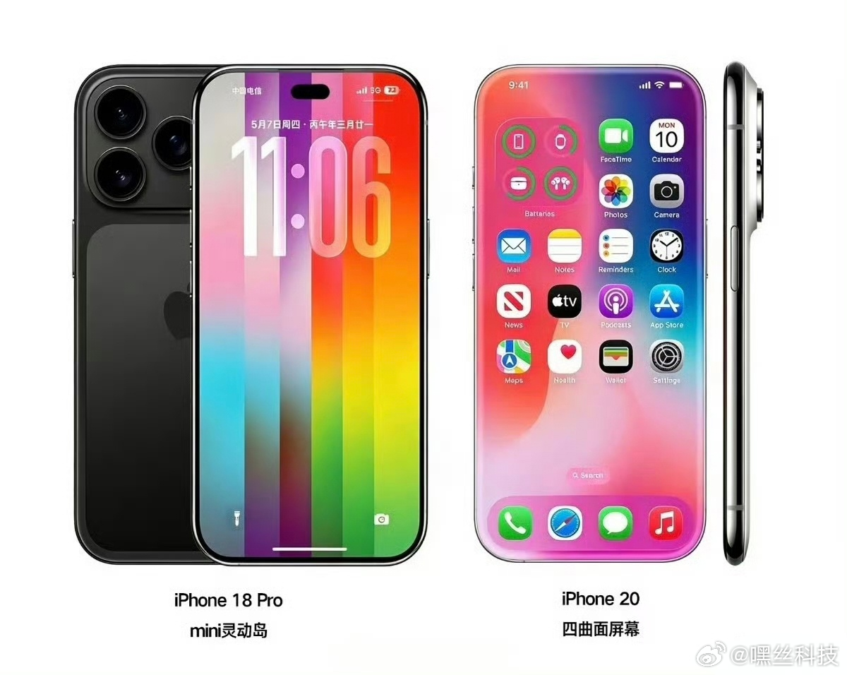 iPhone20再曝光18都还有俩月，20的爆料也来了据业内人士曝光，iPhon