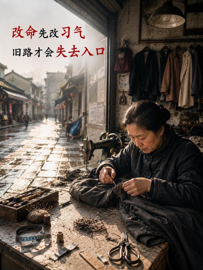 佛家：真正能改命的，不是换环境，而是断掉反复害你的旧习气
有人换了三份工作，仍然