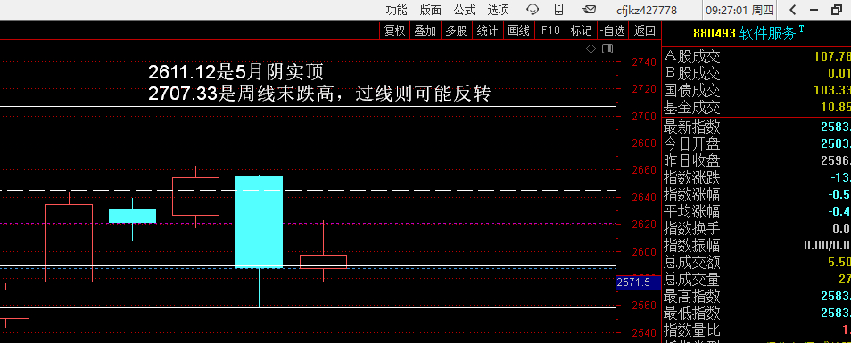 软件指数大幅低开，这就不是昨天我要求的 ​​​
