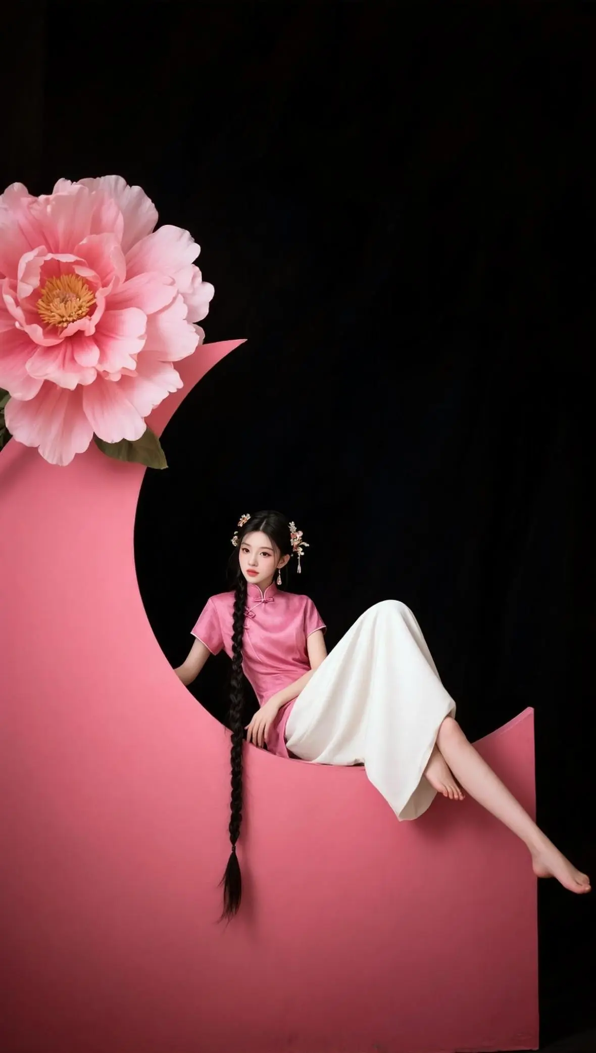 AI花影佳人照 ai创作 玩法合伙人计划 我在拍特效 AI写真