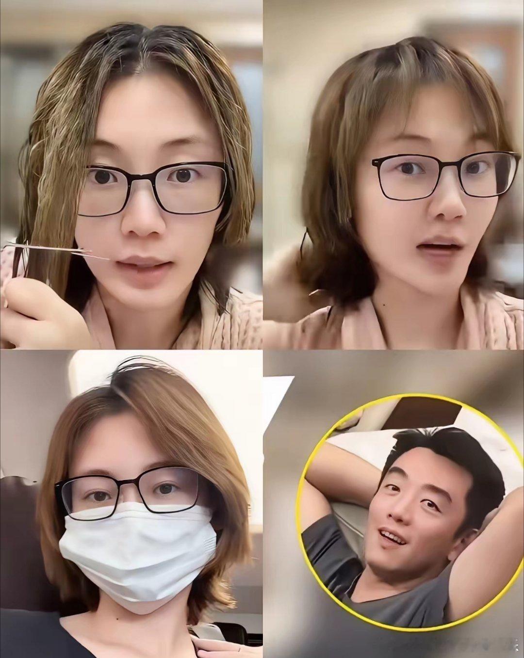 难怪苗苗日子过得那么顺，做啥都不内耗。嫌弃长发干枯打结，她直接拿起剪刀，眼睛都不