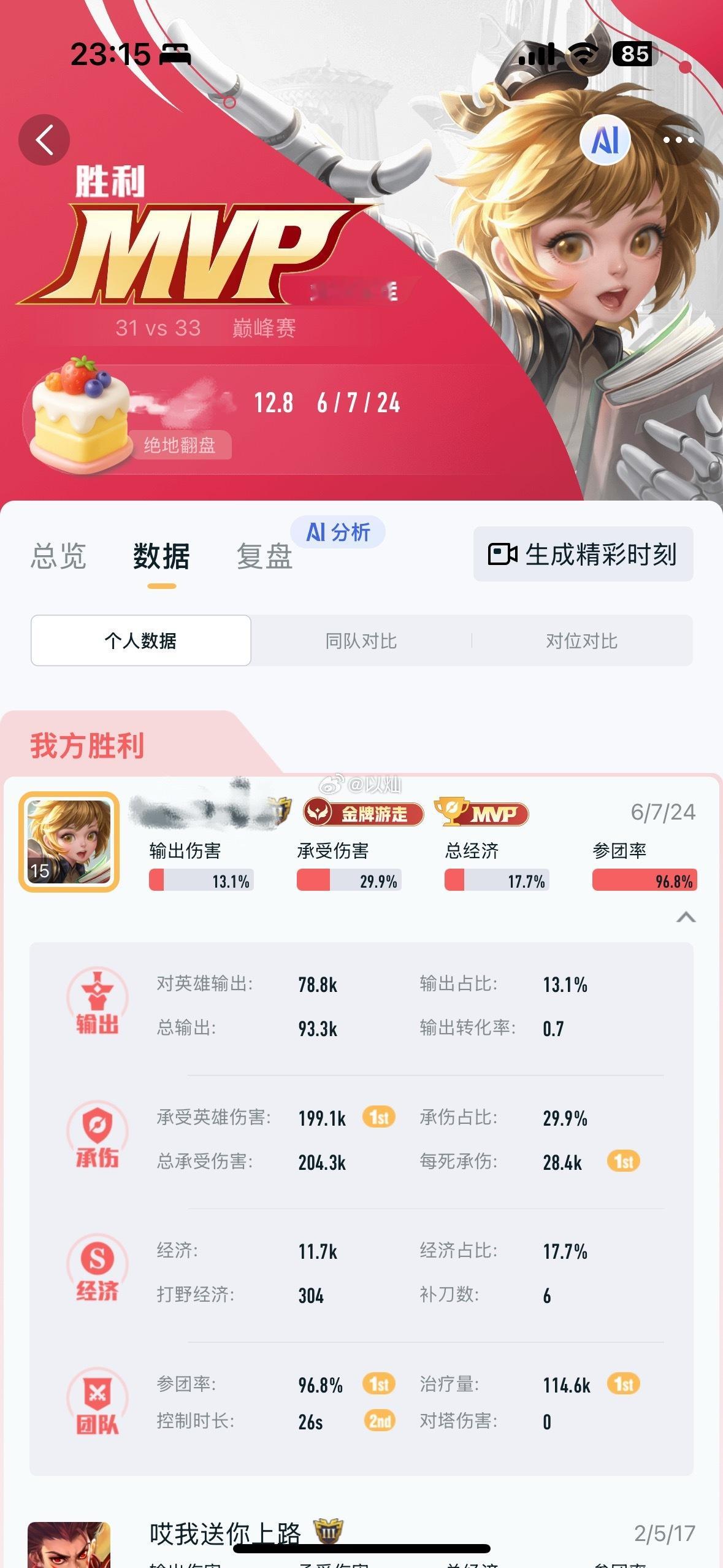 燃尽了 