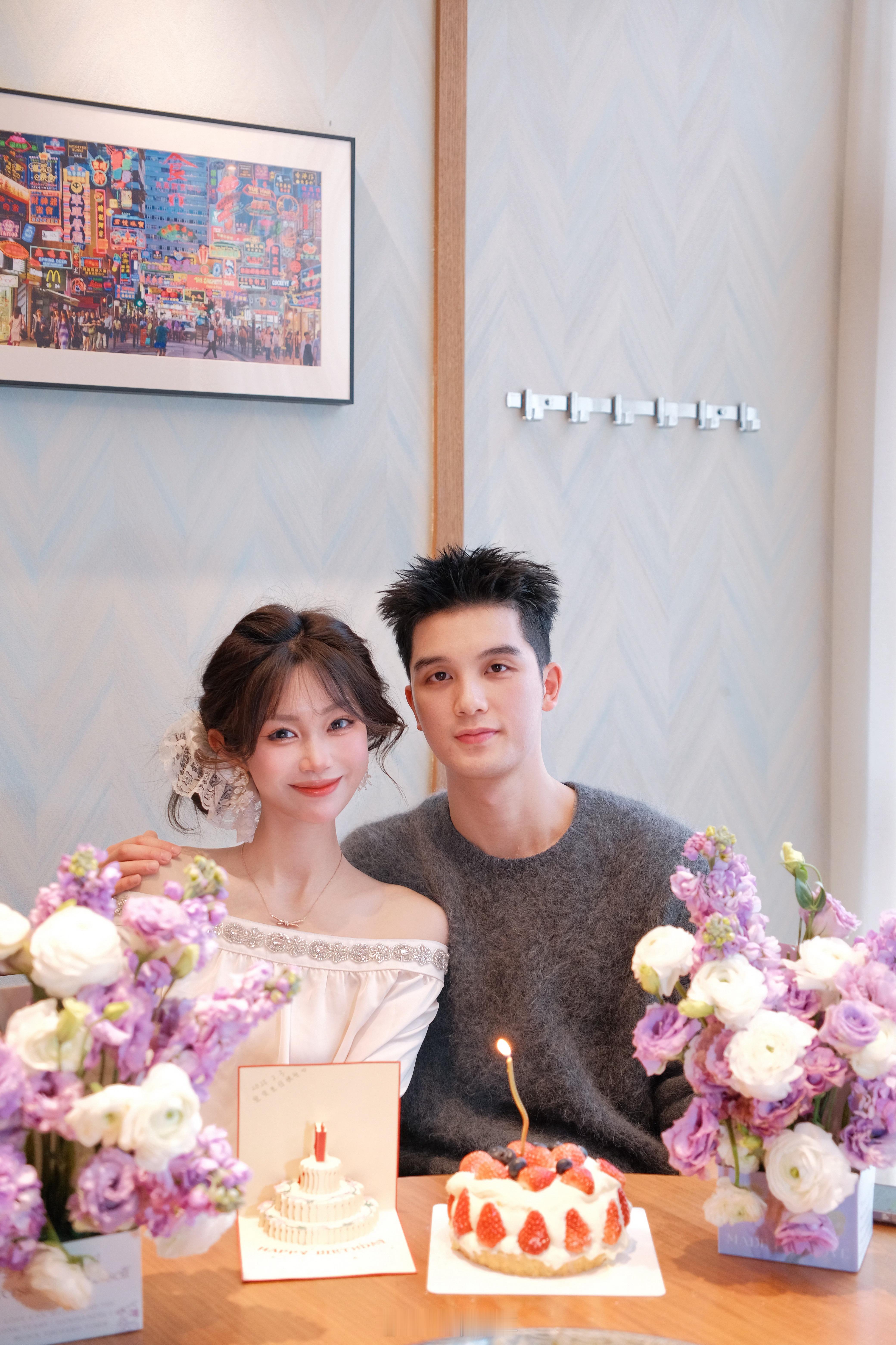 💜🎂🪻生日快乐我的男孩：和你结婚后的每一分每一秒我都觉得很幸福，你是一个合