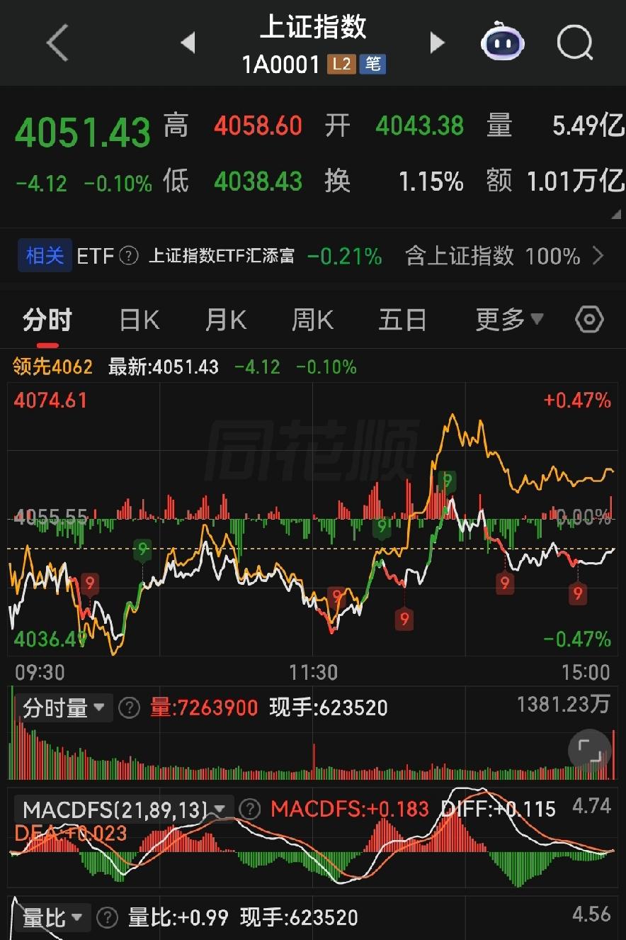 各位朋友些，今天（4月17号，周五）的盘面，完完全全就是震荡磨盘，分化扯拐，没得