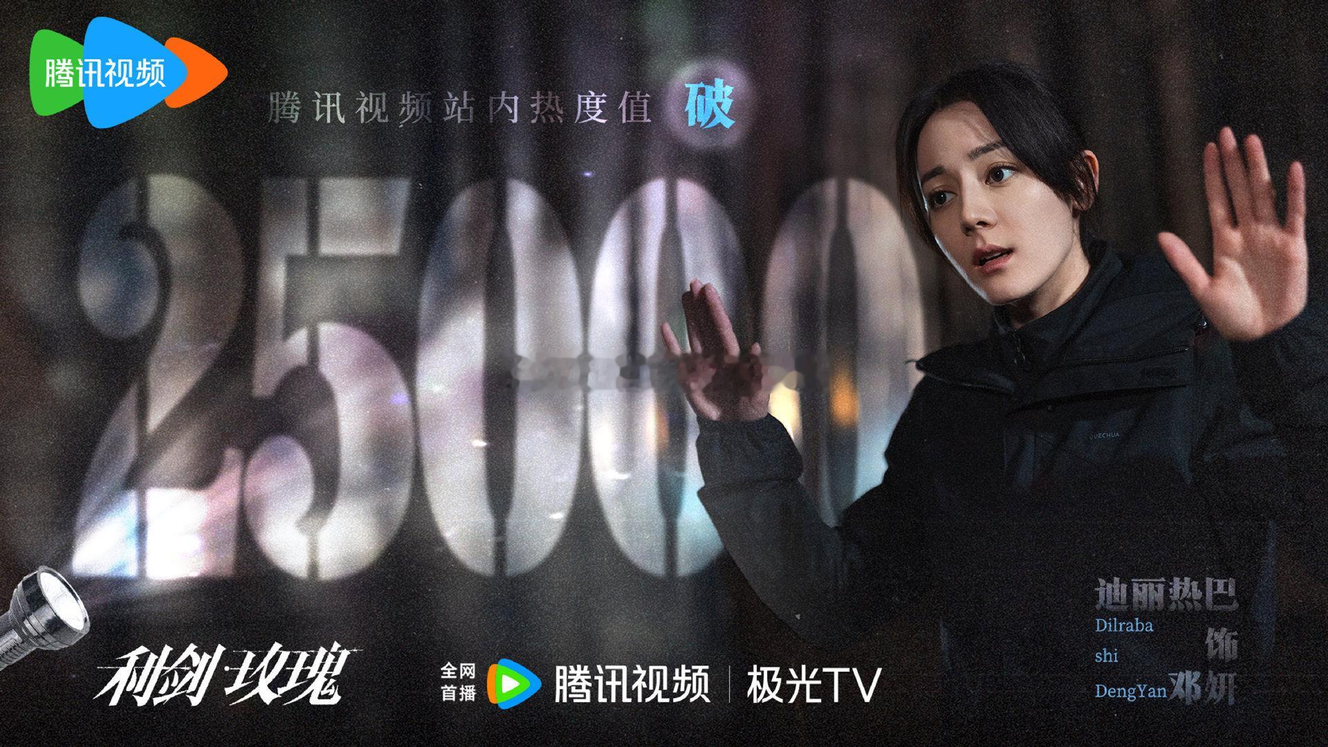 利剑玫瑰 利剑玫瑰 全员演技在线恭喜迪丽热巴《利剑玫瑰》🐧站内热度破25000