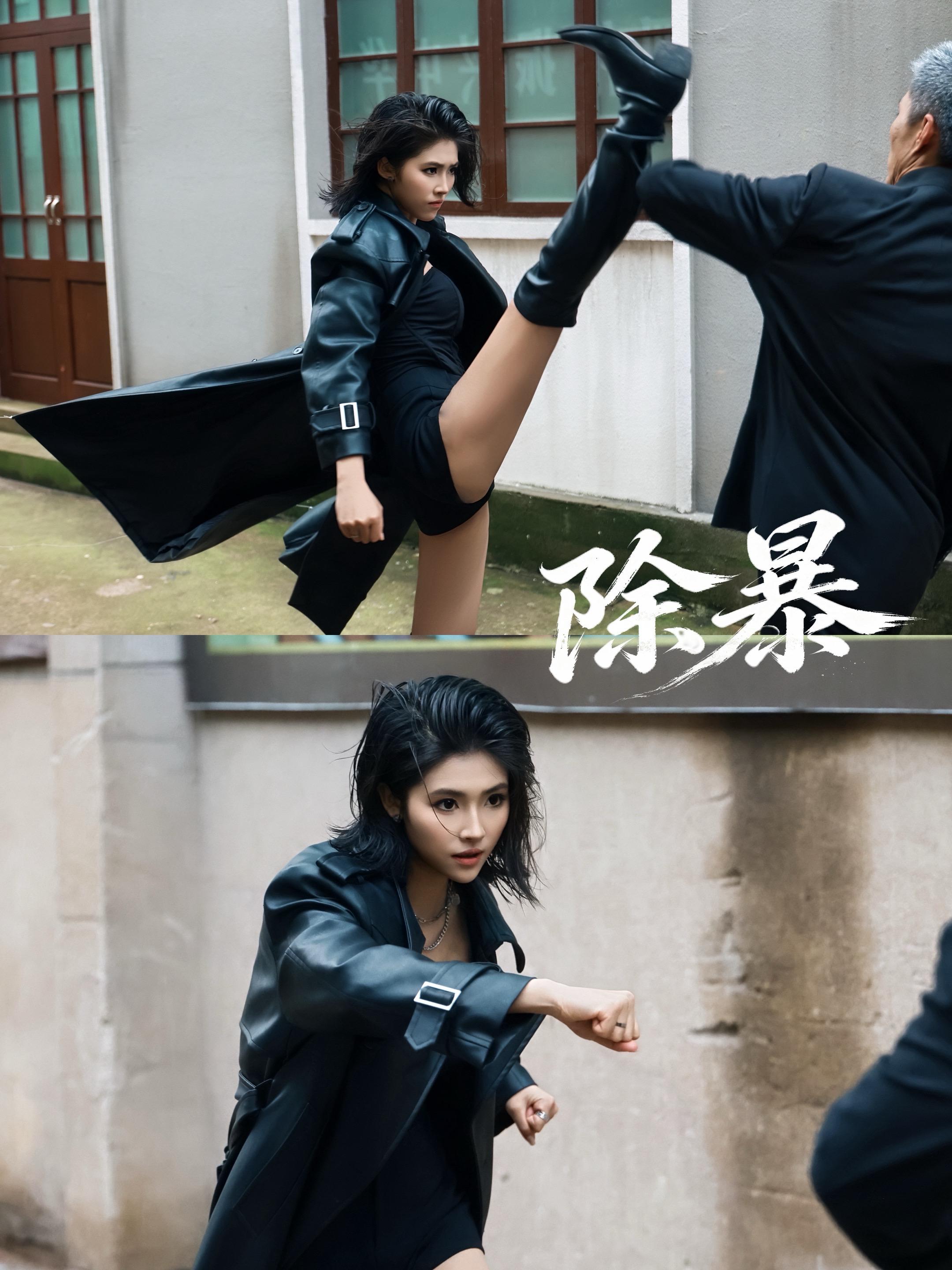 短国动作戏女演员出列，她叫“骆虹宇”