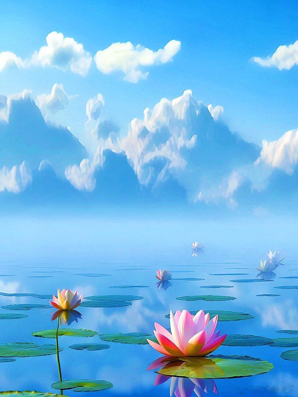 无论这个世界如何冷漠，我依然看见莲花的绽放，尘世的清静。难得莲子意，落遍慈悲心​