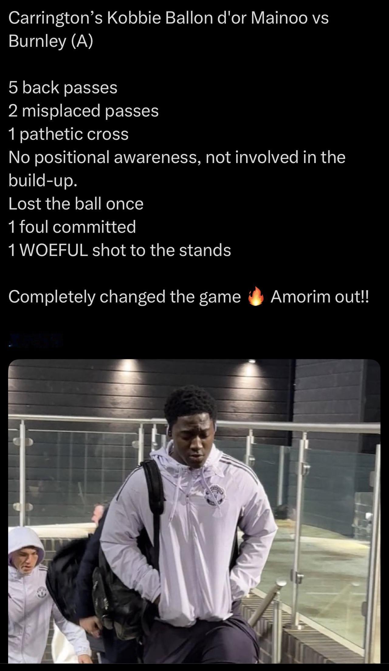 曼联的DNA，卡灵顿的科比·马努对阵伯恩利，踢的什么软七八糟的，原来的小技术推进