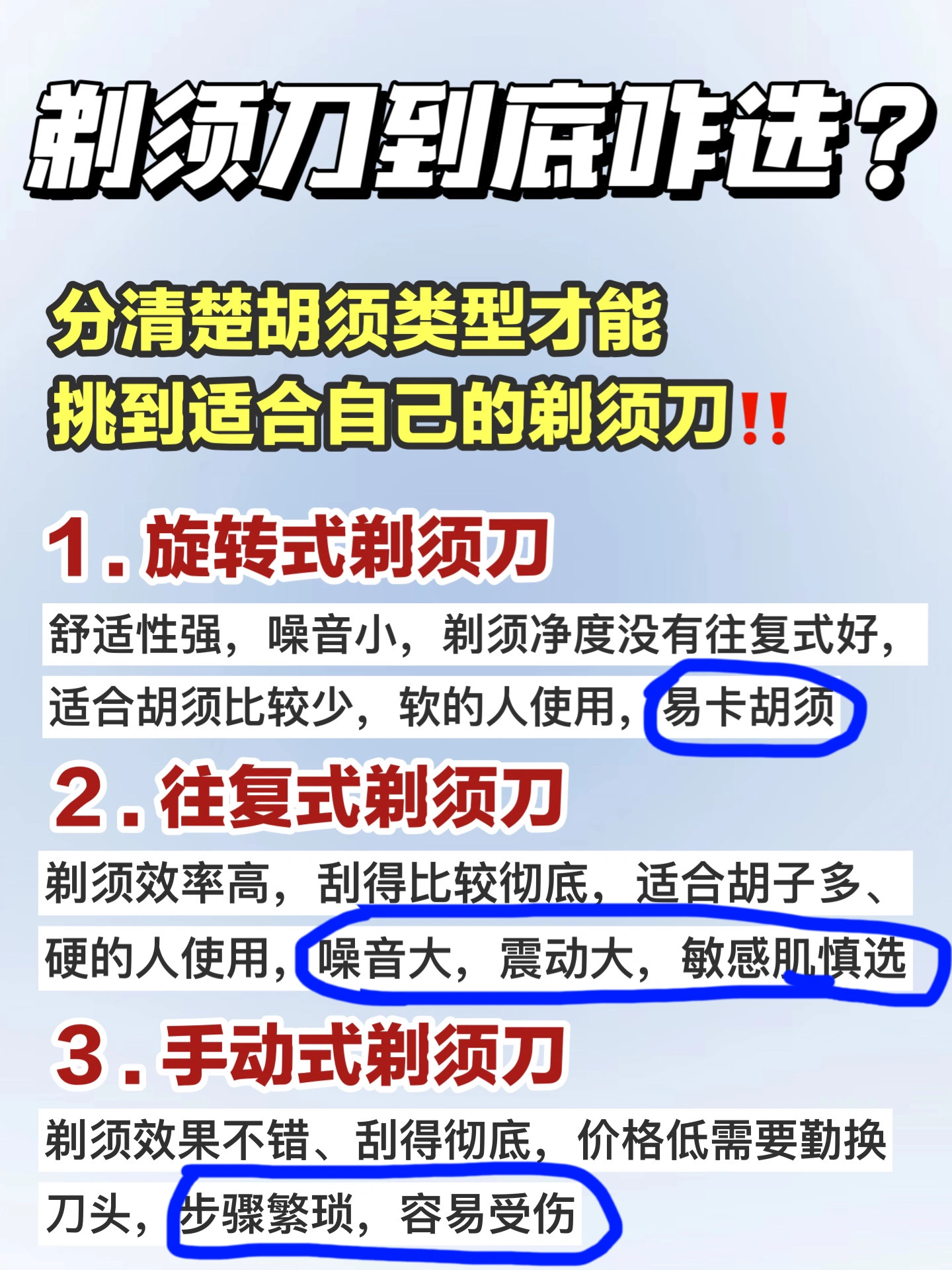 又双叒叕学到了‼️各种剃须刀通通被我拿捏