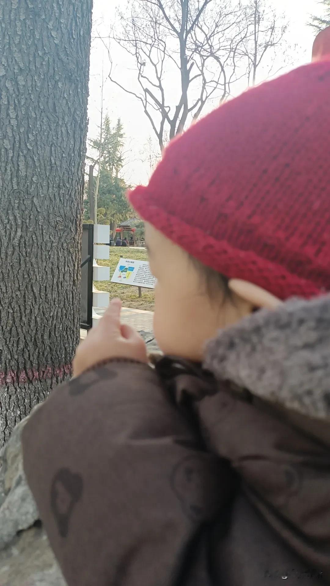 带孩子会有很多貌似无意义的时间段落，不知道孩子的小脑瓜儿在想什么，她为何要对着空