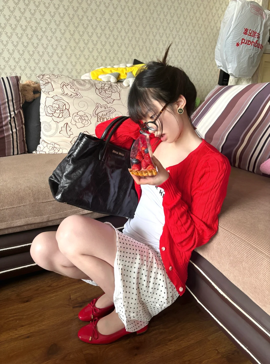 太可爱了 草莓小蛋糕的感觉