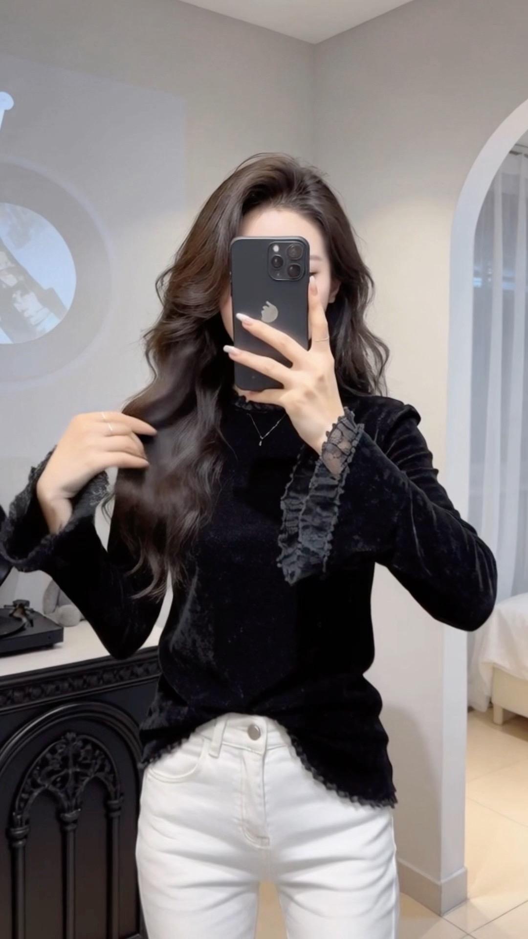 高级感穿搭打底衫韩系穿搭 新年穿搭 穿衣显瘦