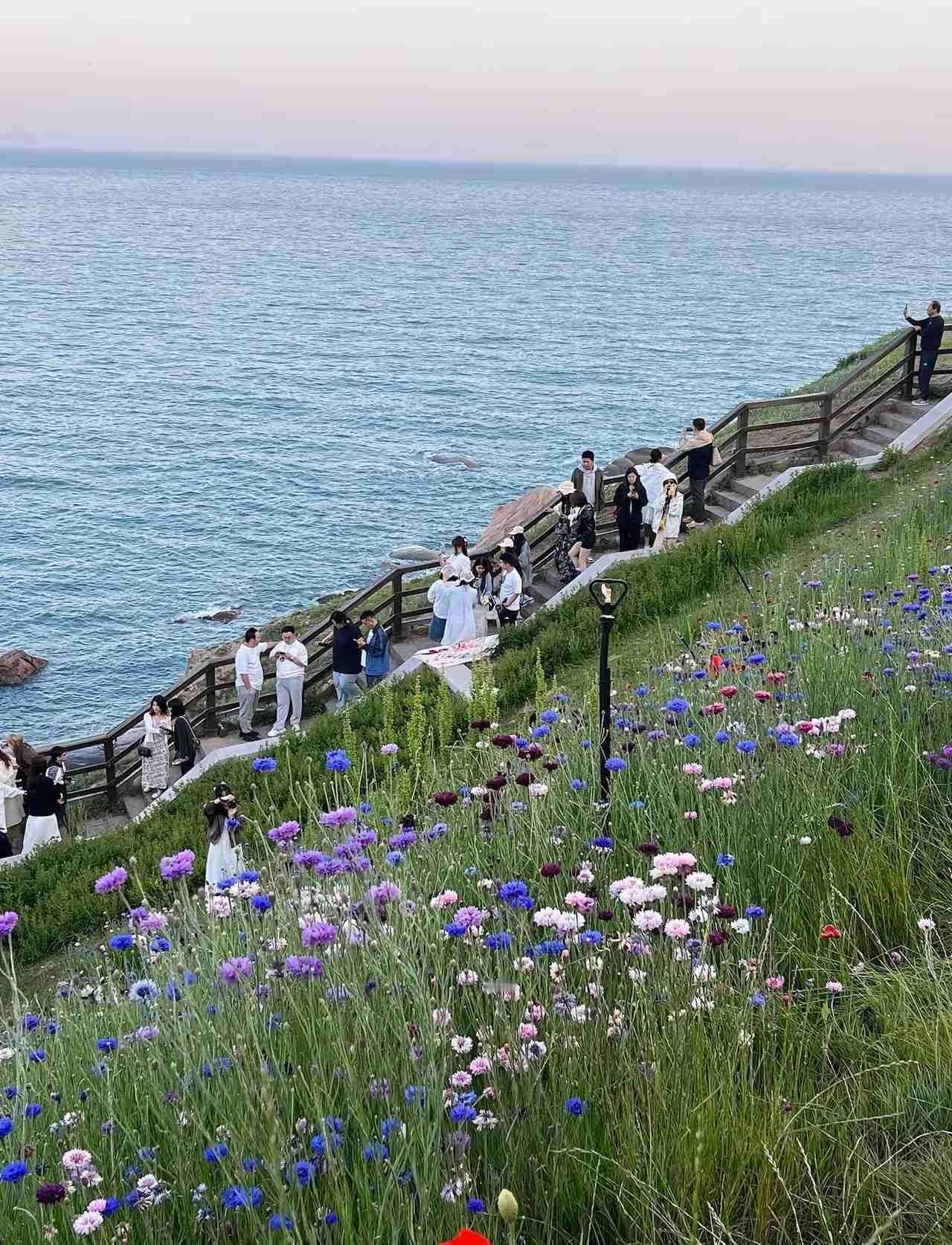 我的今日状态：🏝️旅行度假
我这里的天气：🌤️多云
青岛的5月，“穿短袖不凉