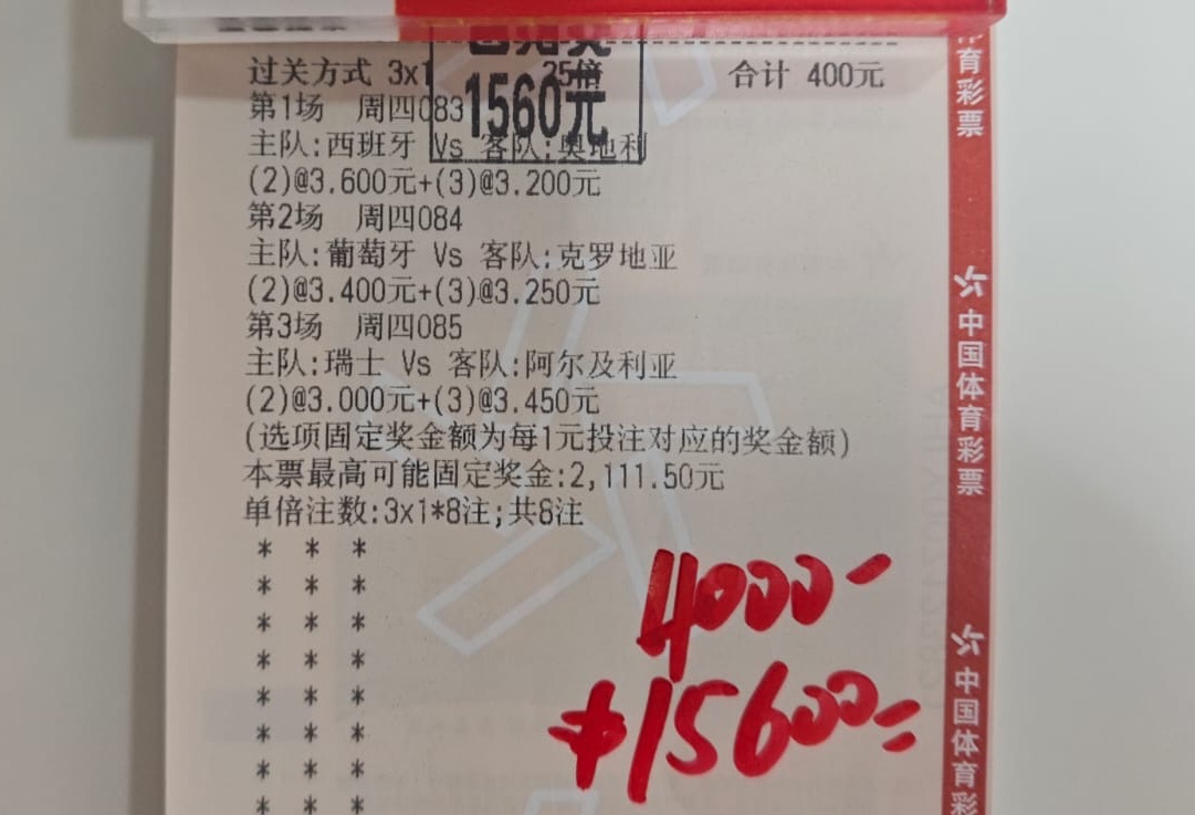 小姐姐进球数全部拿下，将近4倍收入囊中西班牙vs奥地利世界杯葡萄牙vs克罗地亚瑞