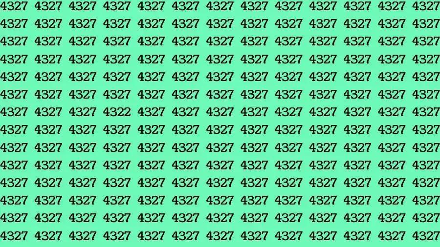 视觉错觉大脑测试：如果你有鹰眼，请在45秒内找到数字4322