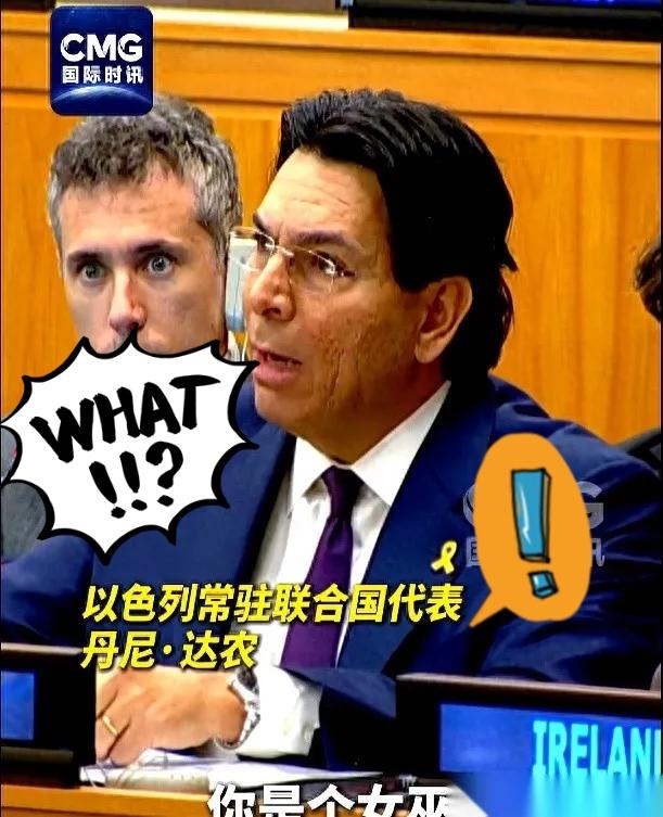 我天，刚在联合国会议上发生的一幕，给我看傻了！

以色列代表在联合国大会上当众 