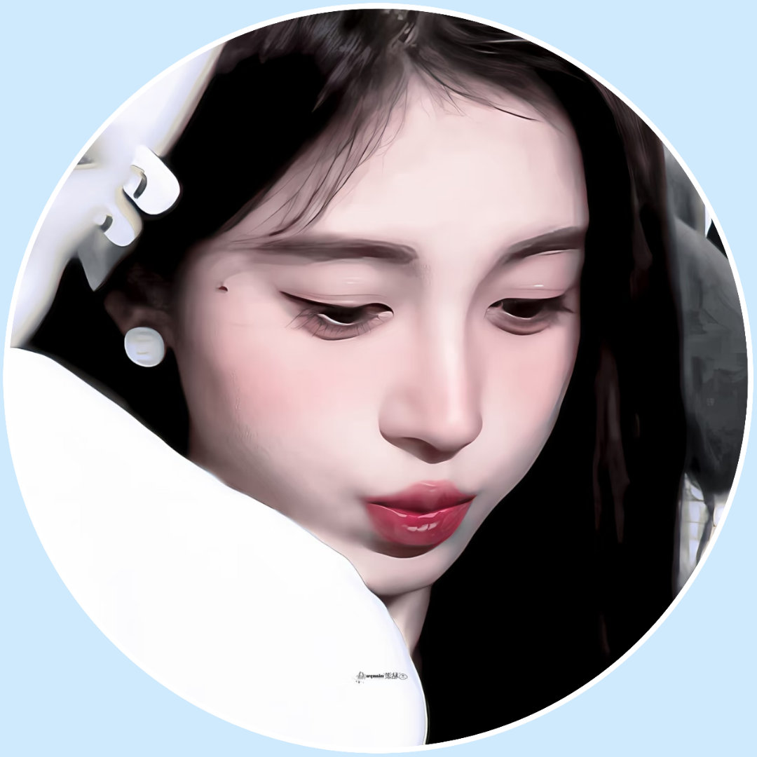 鞠婧祎 蓝色鞠婧祎圆框头像  专栏 · 鞠婧祎圆框头像