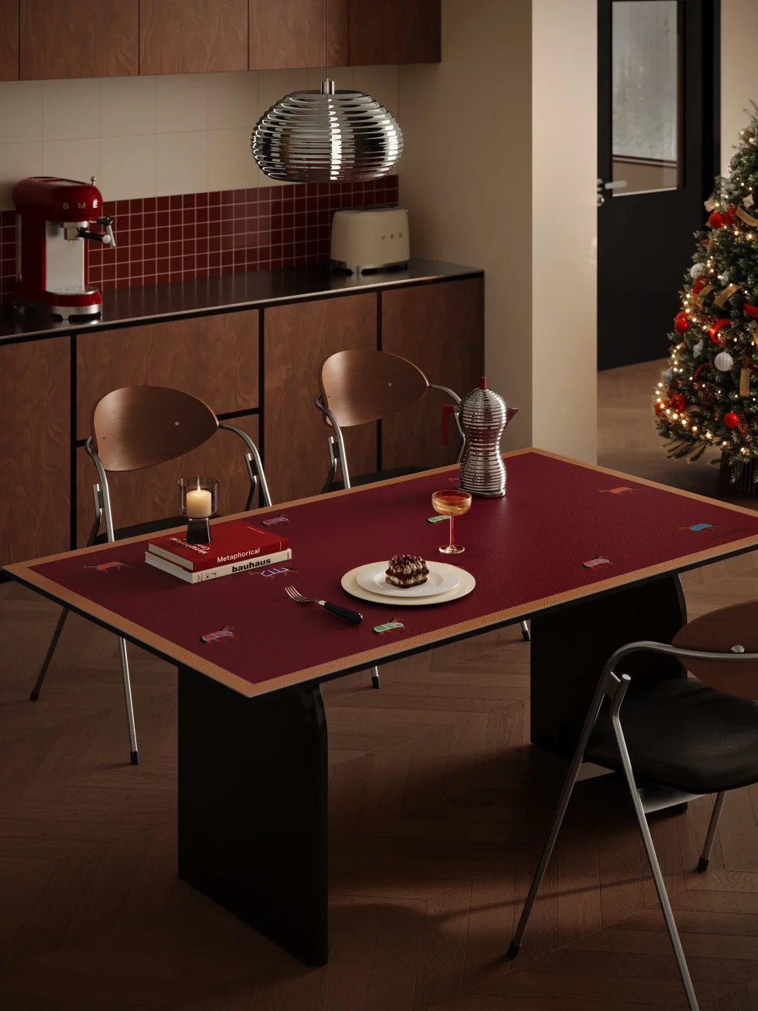 哇！年味好浓🔴不土俗的勃垦地红桌垫