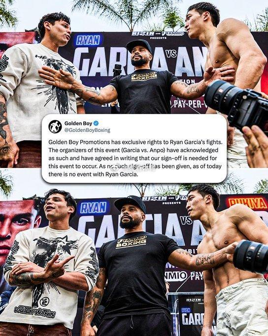 拳坛速递  Golden Boy在瑞安-加西亚Ryan Garcia与“鬼武士”