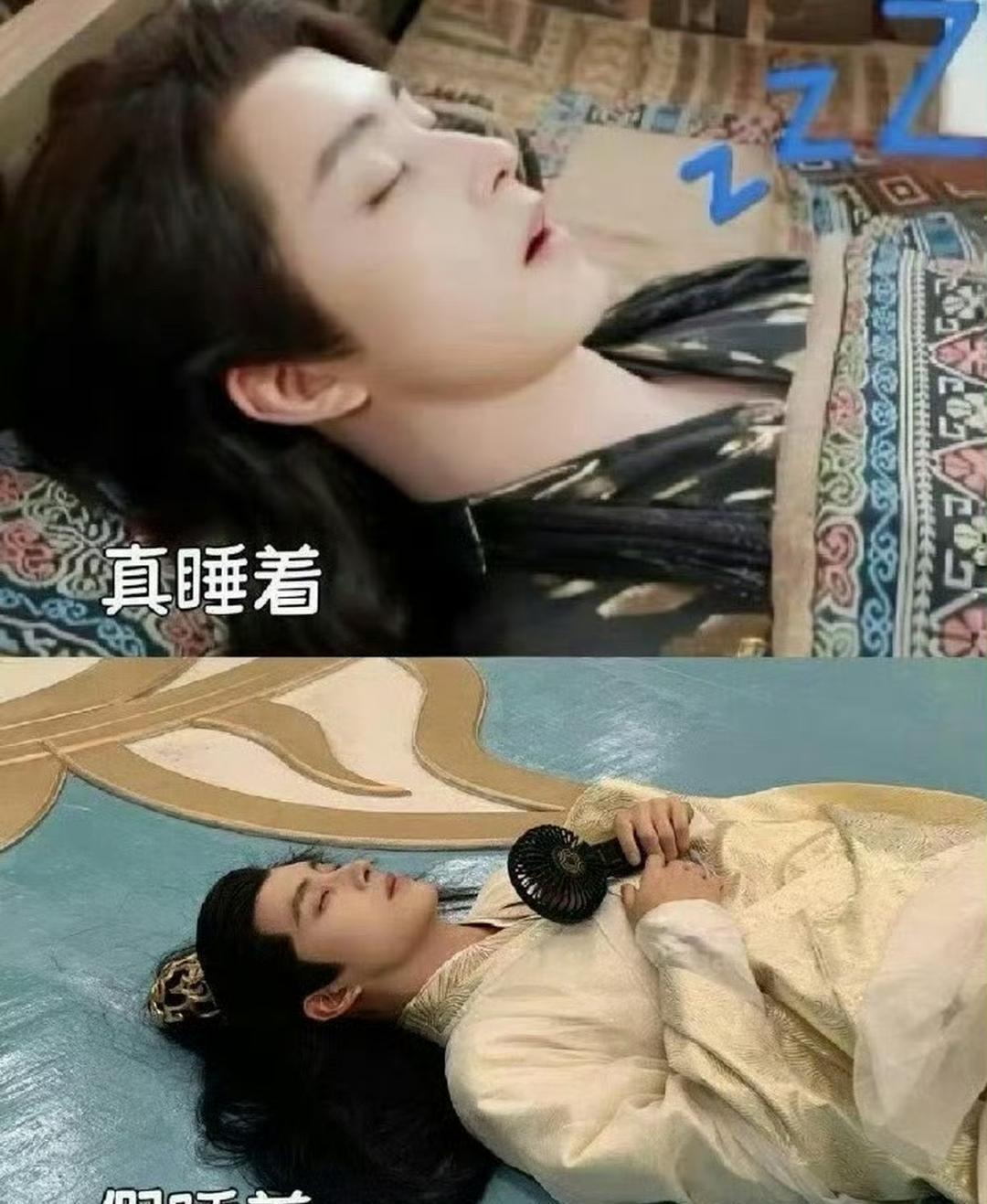 事实表明，人在真正入睡时，嘴巴的确会微微张开。 