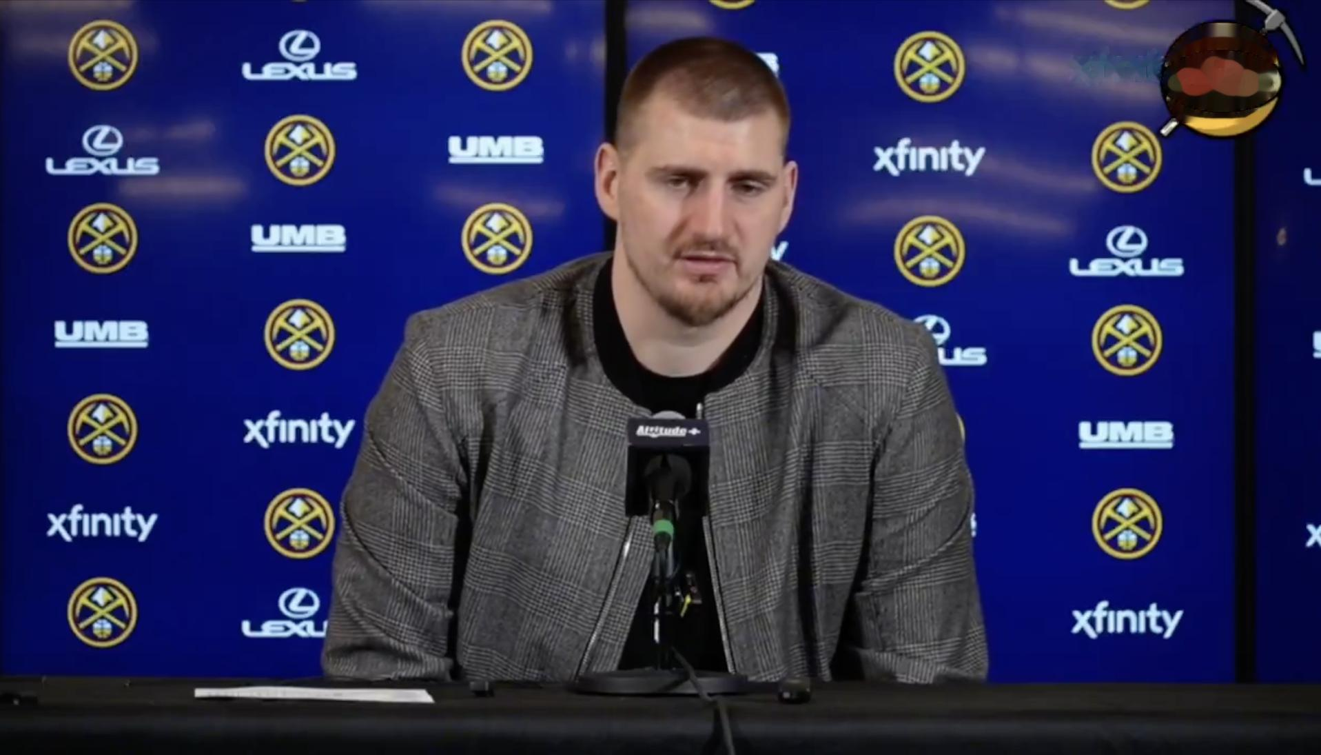 约基奇谈阿德尔曼：他是我们的领袖&我们信任他做的每个决定