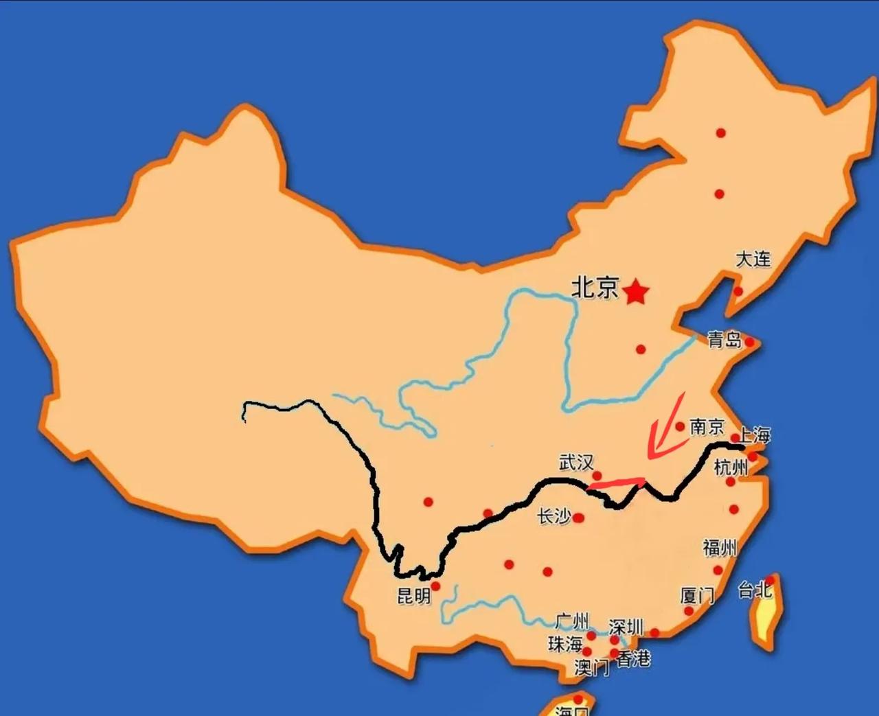 你听说了吗？湖北要把长江拉成直线修建荆汉运河！隔壁湖南似乎有点不太高兴！但荆汉运