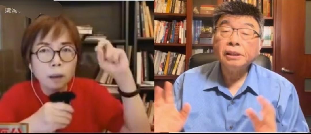 台湾地区自媒体人黄智贤在自己的节目中说：“她和邱毅不是同一个阵营的人，见邱毅不要